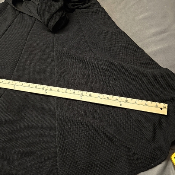 Ashley Stewart Black Sleeveless Dress Sz 14/ 16 Fit Flare Knee Length SLDRingsLV - Picture 4 of 6